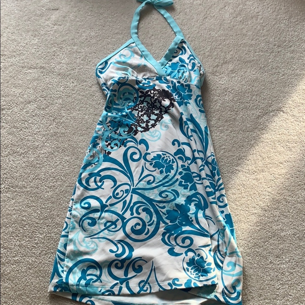 Title nine halter T-shirt dress.